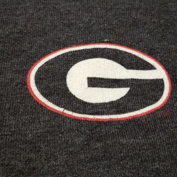 GEORGIA🏈BULLDOGS Heather Grey Pullover Sweatshirt - Picture 4 of 8
